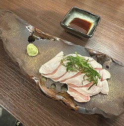 ささみの霜降り