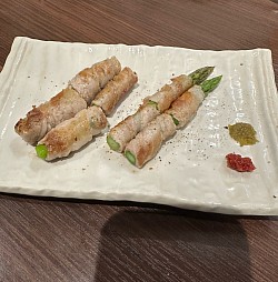 アスパラの豚肉巻き